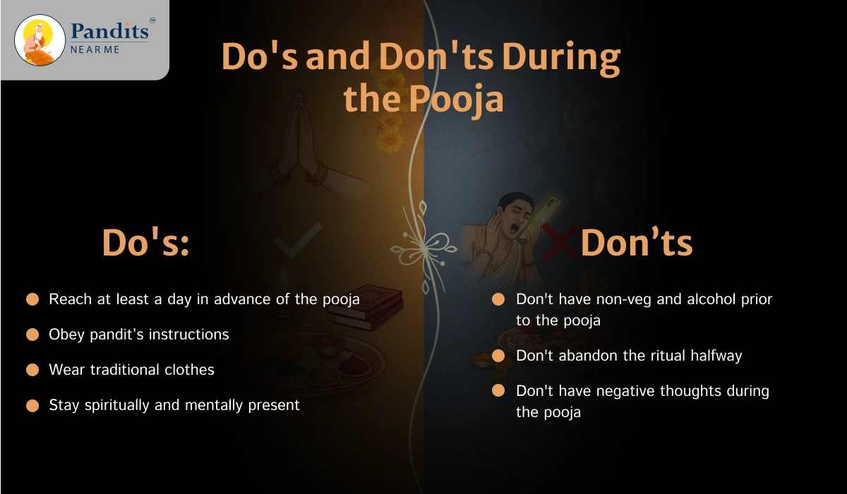 Dos and Donts During the Pooja