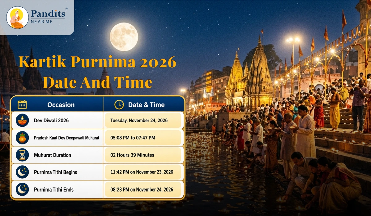 Kartik Purnima 2026 Date and Time