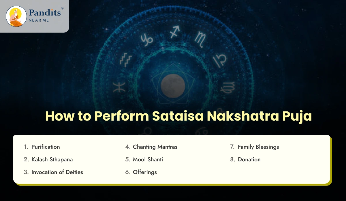 How to Perform Sataisa Nakshatra Puja