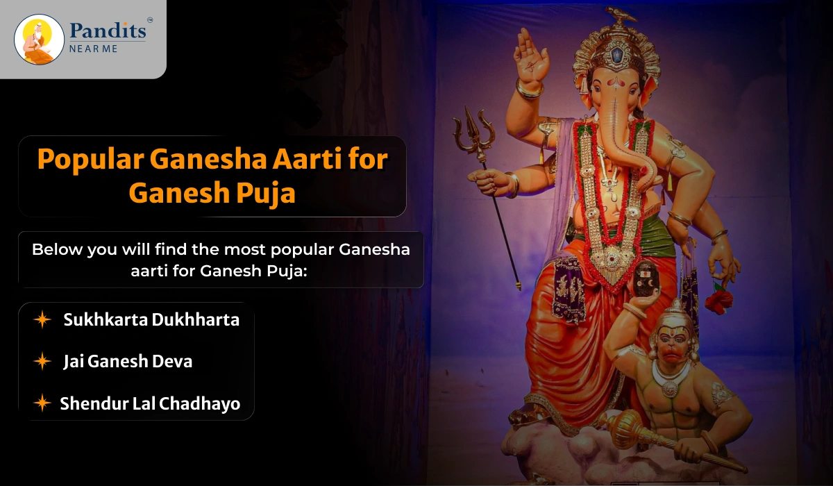 Popular Ganesha Aarti for Ganesh Puja