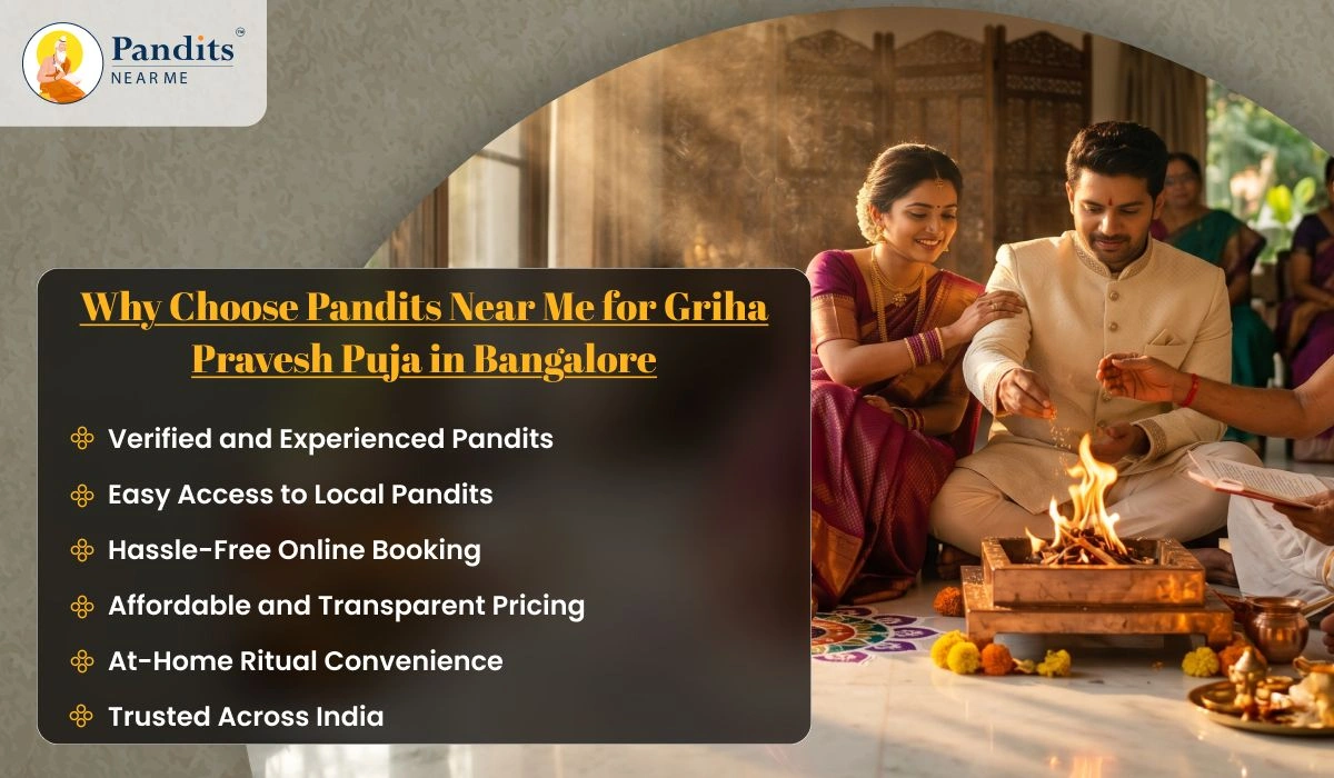 Pandits Near Me for Griha Pravesh Puja in Bangalore