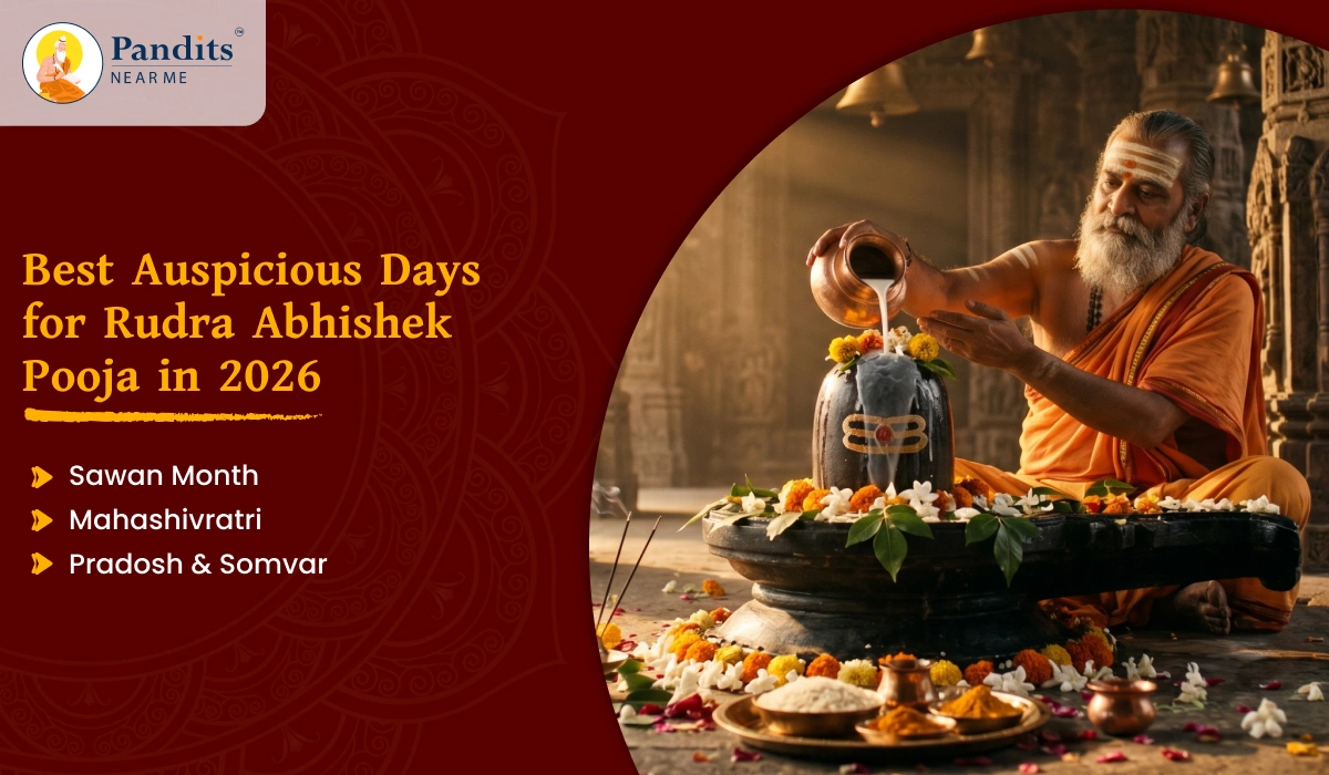 Best Auspicious Days for Rudra Abhishek Pooja in 2026