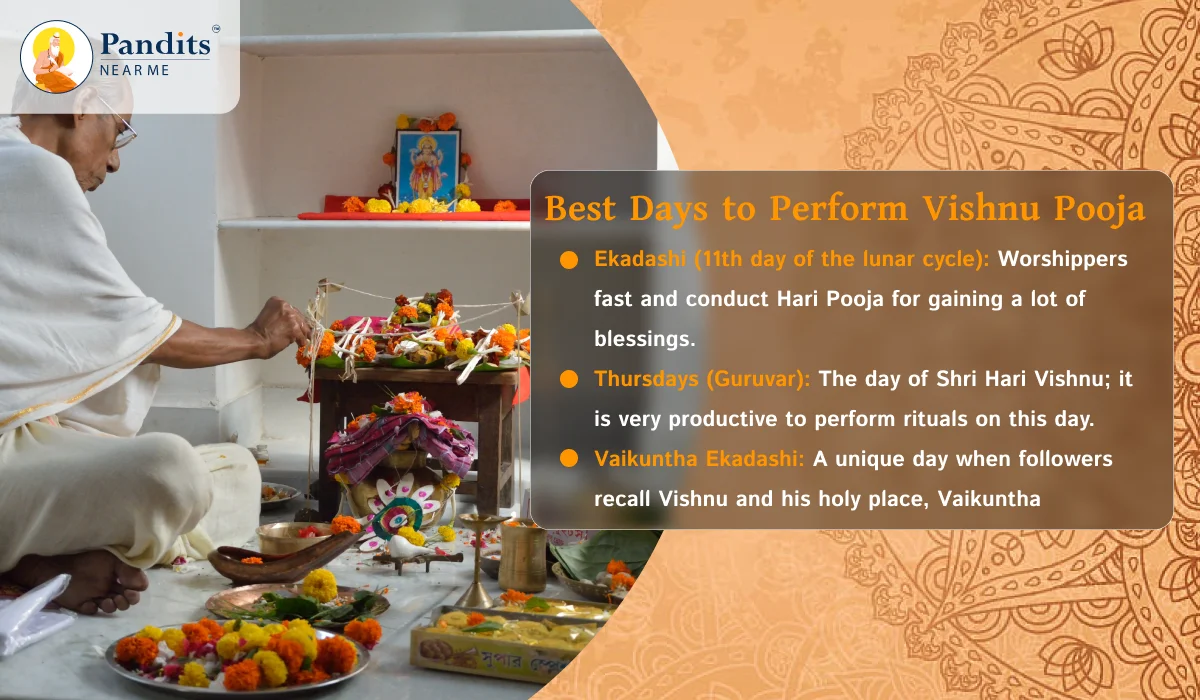 Best Days to Perform Vishnu Pooja