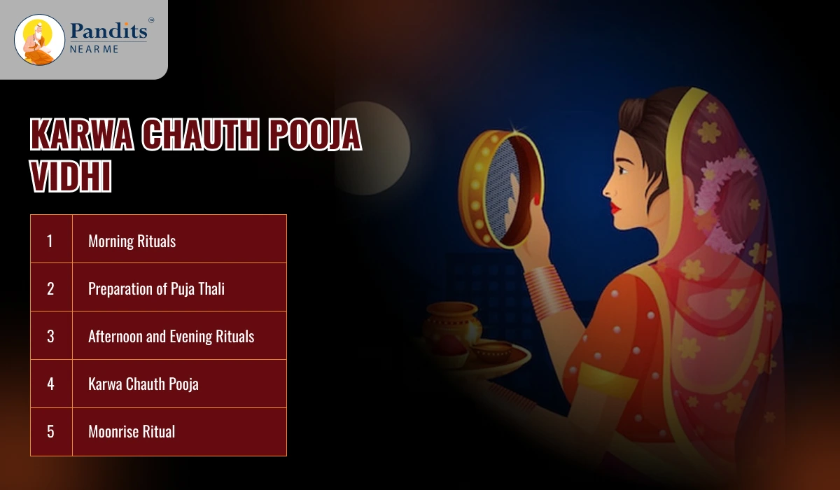 Karwa Chauth Pooja Vidhi