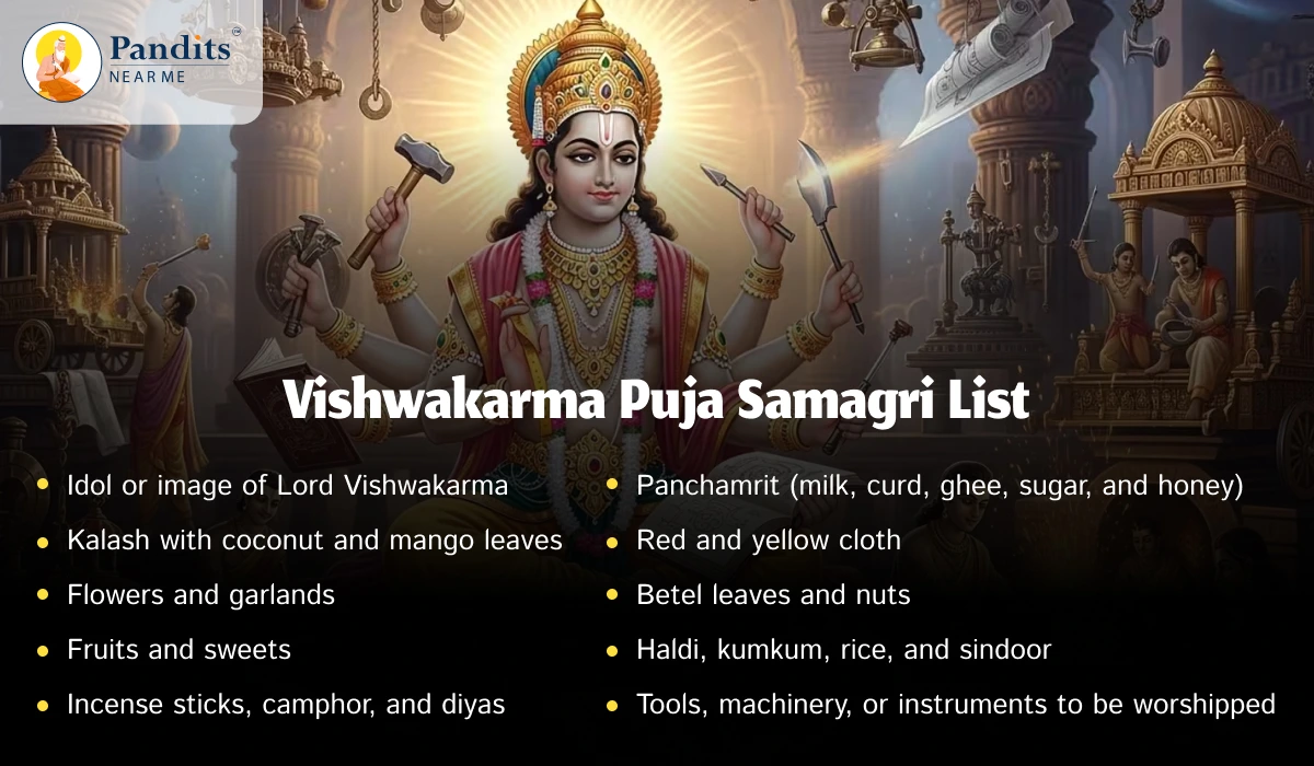 Vishwakarma Puja Samagri List