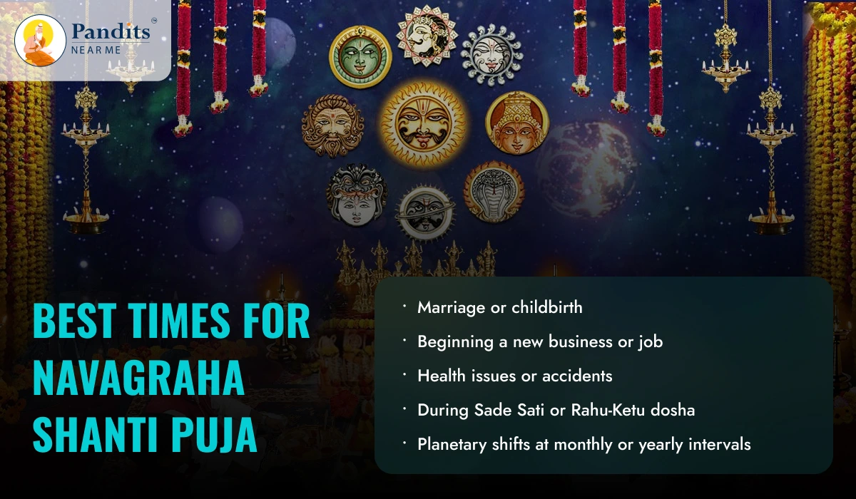 Best Times for Navagraha Shanti Puja