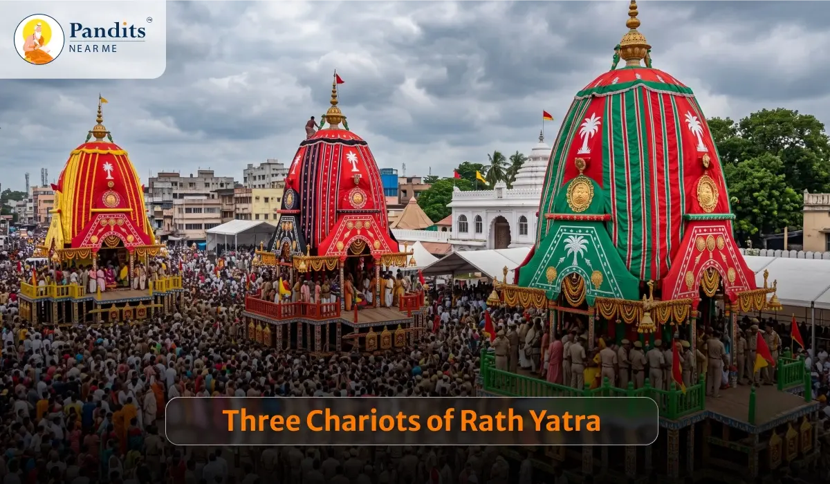 Three Chariots of Rath Yatra