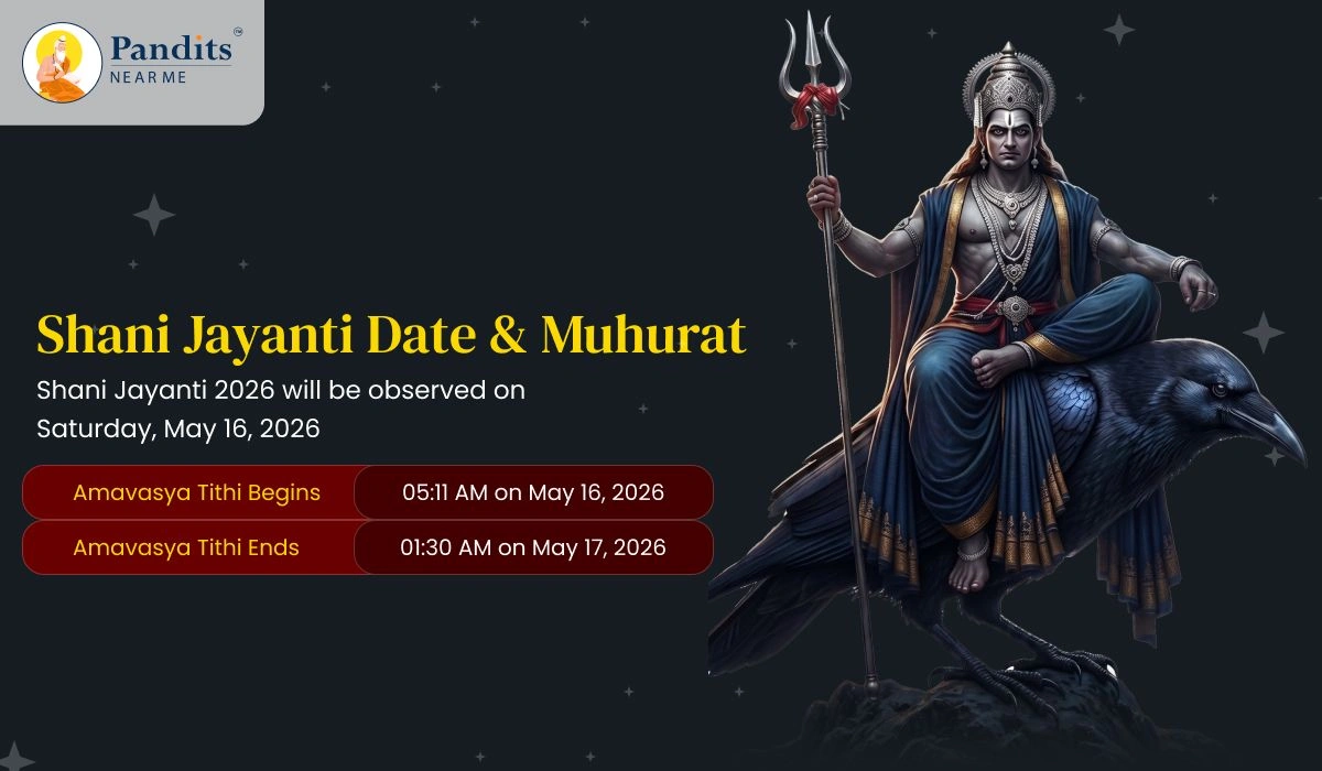 Shani Jayanti Date & Muhurat