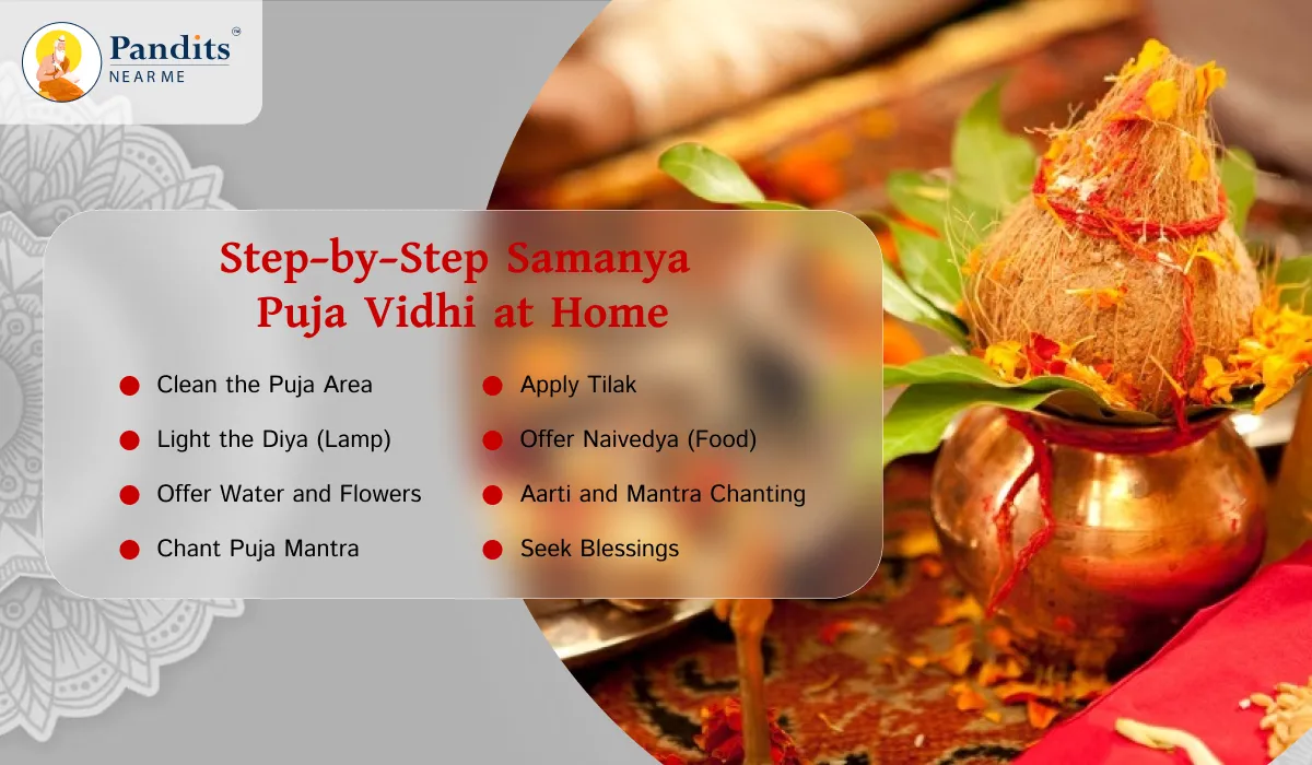 Step-by-Step Samanya Puja Vidhi at Home