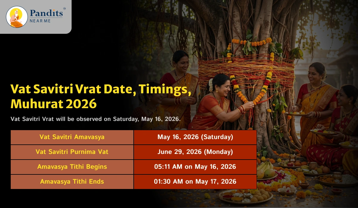 Vat Savitri Vrat Date, Timings, Muhurat 2026