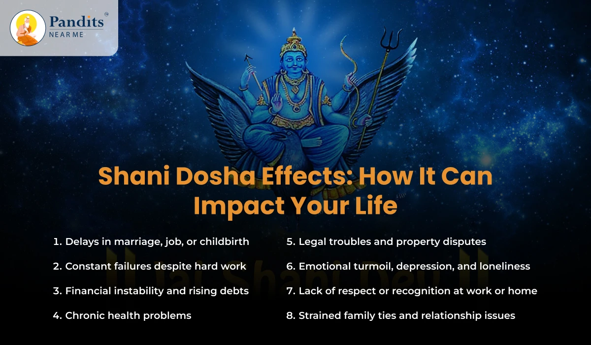 Shani Dosha Effects How It Can Impact Your Life