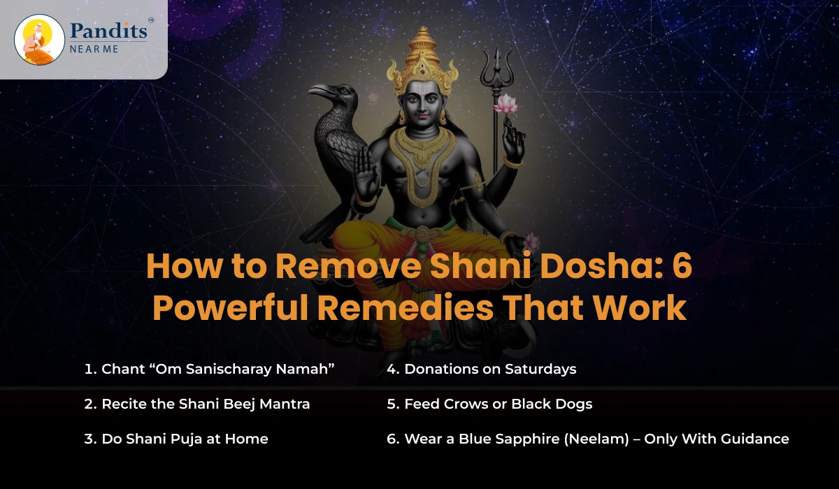 How to Remove Shani Dosha