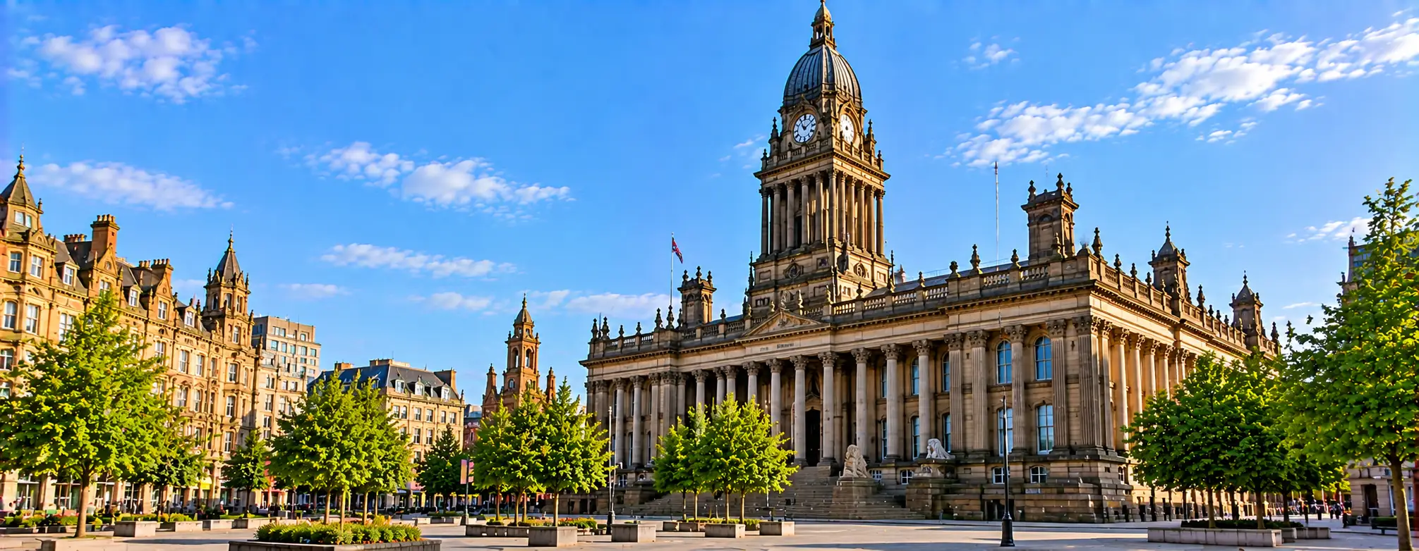 Book a Hindu Priest in <span class="text-[#FF9500]">Leeds</span> with Pandits Near Me Banner