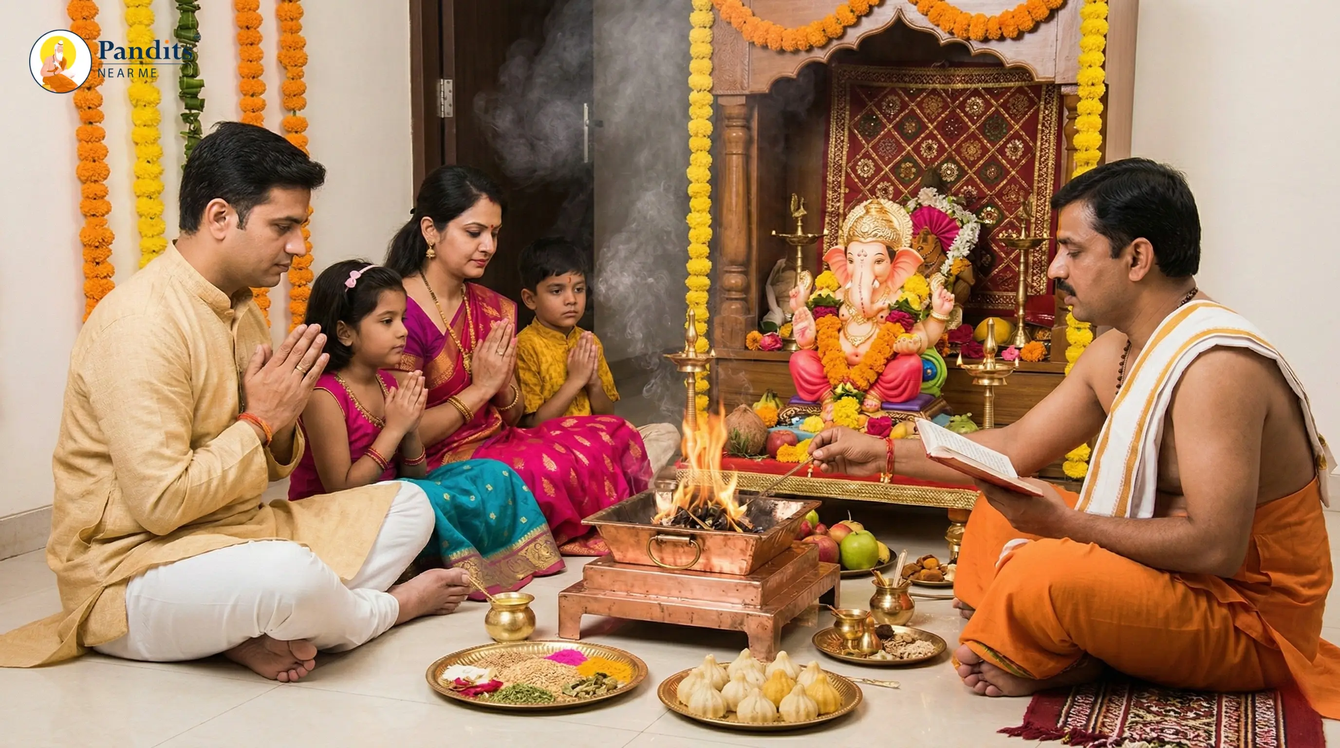 Ganesh family puja reference