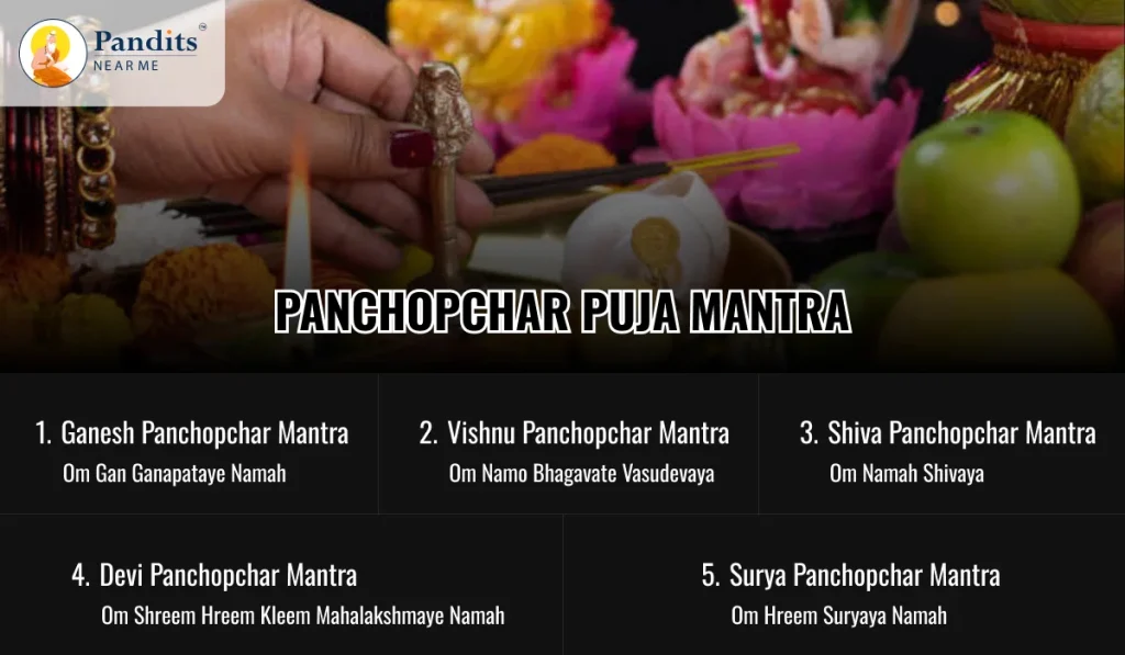 Panchopchar Puja Mantra