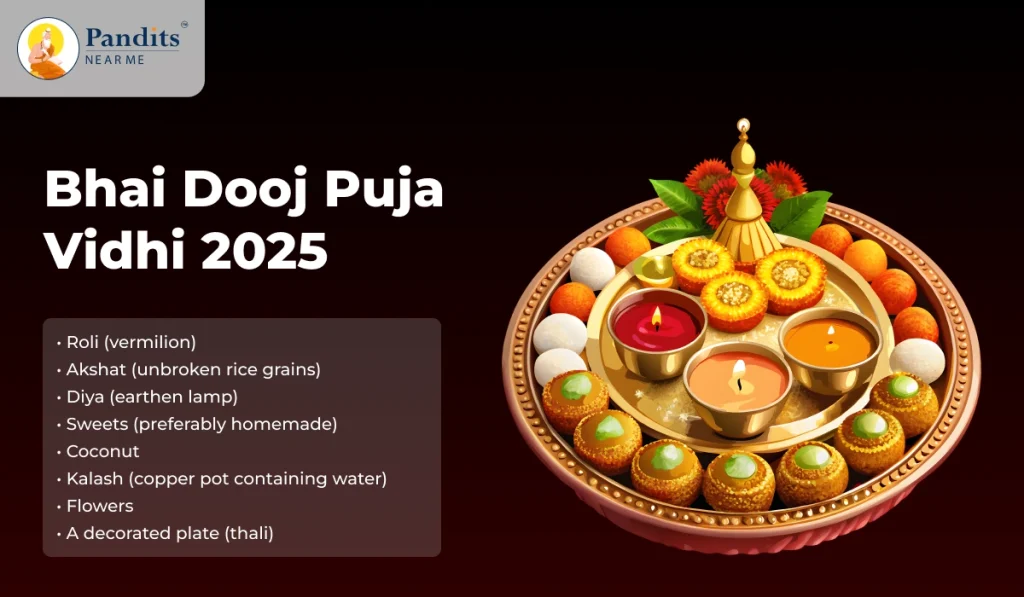 Bhai Dooj Puja Vidhi 2025