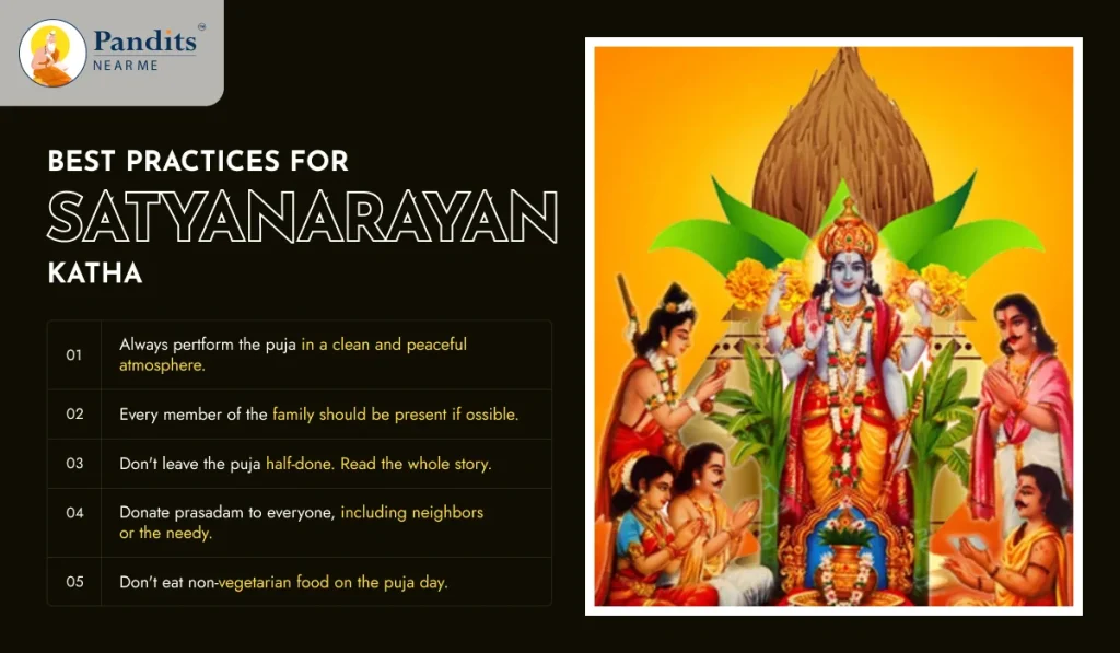 Best Practices for Satyanarayan Katha