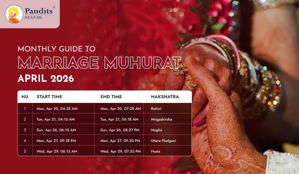 Marriage Muhurat April 2026