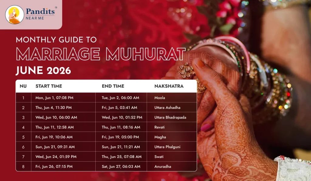 Marriage Muhurat june 2026