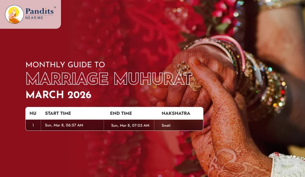Marriage Muhurat march 2026